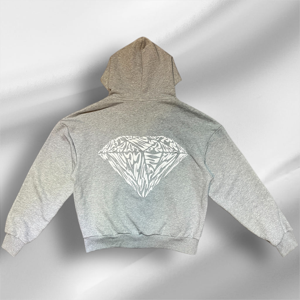 Grey Pristine Hearts